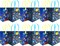 TINYMILLS Outer Space Themed Party Favor Bags Treat Bags with Handles, Outer Space Candy Bags for Birthday Party Goodie Bags, Pack of 12
